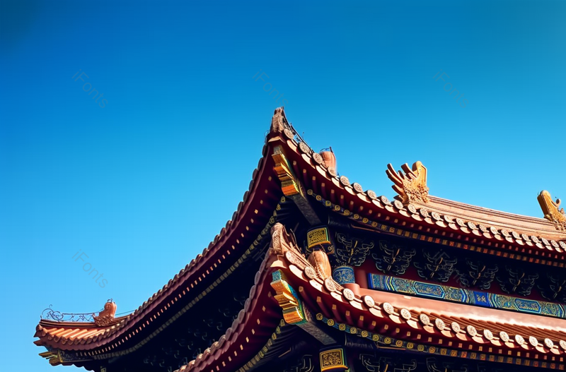 武昌黄鹤楼金色琉璃瓦顶重檐摄影图,高清,摄影图,摄影图片,图片大全,摄影图免费下载